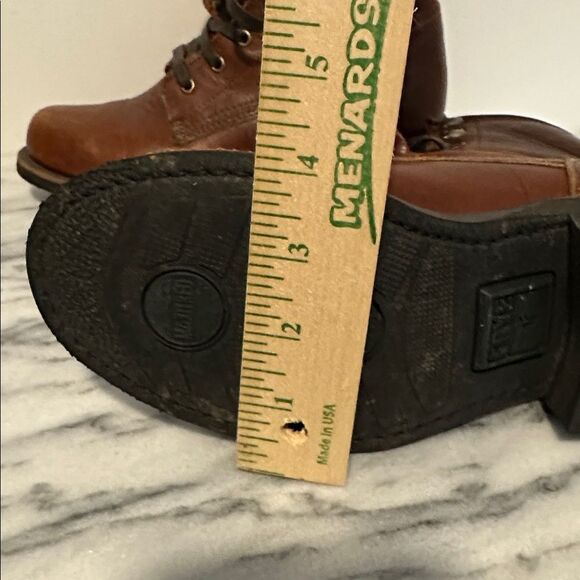 Frye and company  cognac brown leather lace up ankle booties main image 13